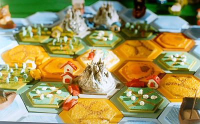 home-made Catan